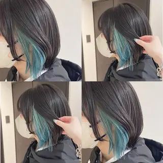 カラー 渋谷:インナーカラー ／🍒エリカ🍒のヘアスタイル