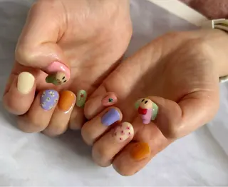 ネイル BURGUNDY mikaのネイルデザイン