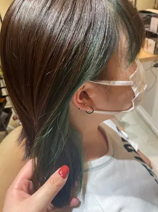 ミディアム 古川 永遠のヘアスタイル