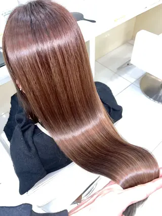 ロング カラー 20代半ば上質なへア ケア 髪質改善 大西のヘアスタイル