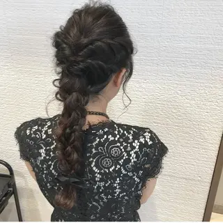 ヘアアレンジ 韓国ヘア/耳ツボジュ エリー♡ayumuのヘアスタイル