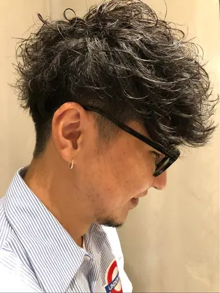 メンズ 渋谷／透明感カラー kuttiのヘアスタイル