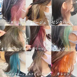 ショート カラー ヘアアレンジ Rene'所属・当日予約⭕️ JUNYAのヘアスタイル