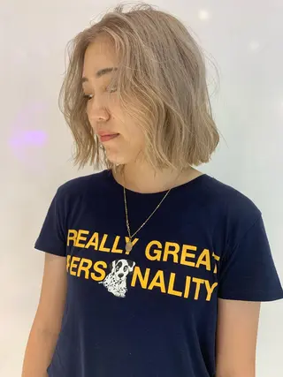 ミディアム カラー share salon JAM 吉祥寺所属・レイヤー/ブリーチ HIKARU ♡のヘアスタイル