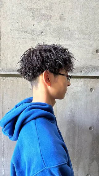 パーマ メンズ 五十嵐 圭音のヘアスタイル