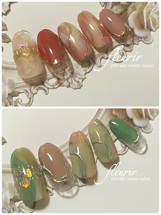 ネイル フルリール 【プライベートサロンのネイルデザイン