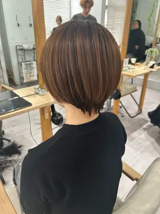 ショート 💙まこと💙艶 カラー(Rico)のヘアスタイル