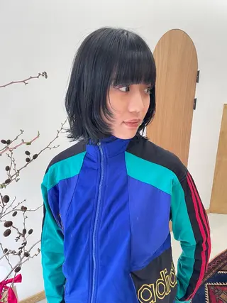 ミディアム カラー パーマ ヘアアレンジ メンズ tatsumi/ボブ ウルフ/レイヤーのヘアスタイル