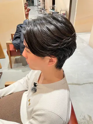 メンズ 箭内葉月/メンズ👔 ワンカールパーマのヘアスタイル