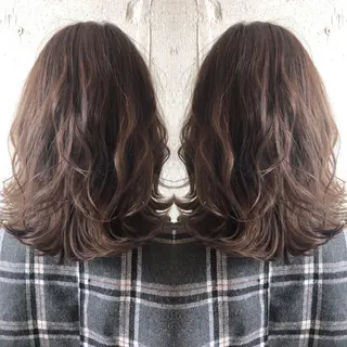 ミディアム あらき ちさとのヘアスタイル