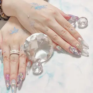 ロング カラー キッズ ネイル マツエク・マツパ 💎ビューティサロン 湘南　RIRAN💎のネイルデザイン