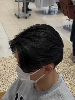 ショート パーマ メンズ メンズ特化/勝田駅/ 佐和駅/鈴木輝瑠/のヘアスタイル