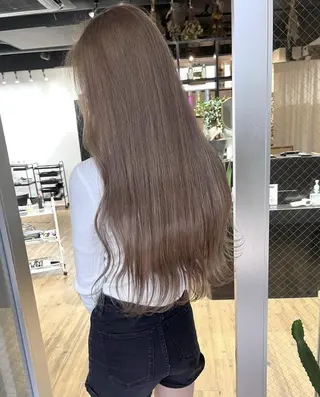 ロング 山影✨バレイヤージュ ハイライト✨メンズ◎のヘアスタイル