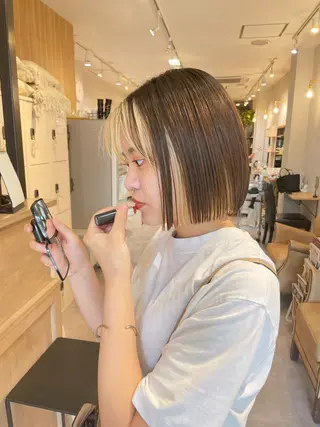 ショート salowin梅田茶屋町north所属・くがれいじ 梅田/ショート/ボブのヘアスタイル