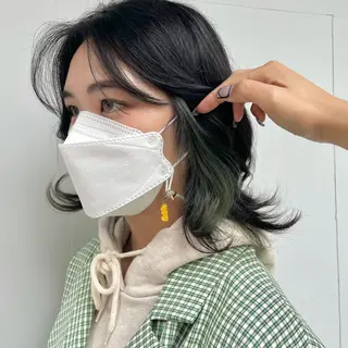 ミディアム カラー もにか🌞原宿/渋谷 🌝ブリーチカラーのヘアスタイル