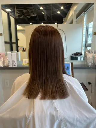 セミロング from.../中村 るな🌙のヘアスタイル