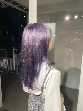 ロング 絶対綺麗な暖色カラー 🎯あります✨増渕✨のヘアスタイル