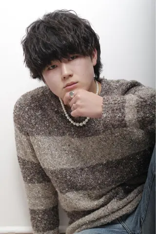 パーマ メンズ 🔹メンズ縮毛矯正 川島爽楽🔹のヘアスタイル