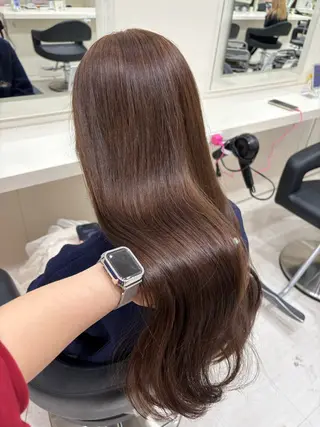 ミディアム カラー 💟RINNA 艶カラー💟のヘアスタイル