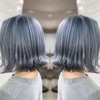 ショート カラー パーマ ヘアアレンジ メンズ キッズ ネイル マツエク・マツパ 髪質改善×ハイトーン 中田啄也のヘアスタイル