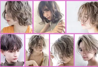 ミディアム カラー パーマ ヘアアレンジ ネイル キッズ メンズ マツエク・マツパ 🌸グレージュ/ ベージュ🌸yutaのヘアスタイル