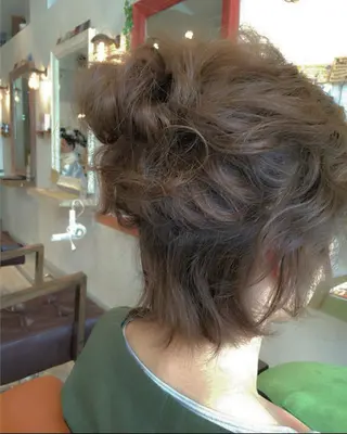 ショート ヘアアレンジ nakahara madokaのヘアスタイル