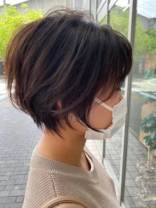 ショート Agu  hair rupia 金沢店所属・金沢美容室/ 艶髪/夜営業/JINのヘアスタイル