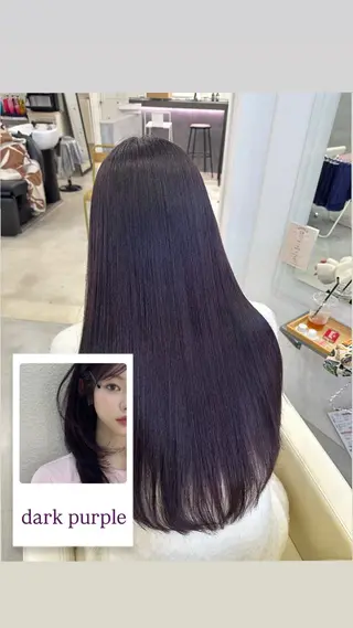 ロング カラー さあや 【透け感/艶感】のヘアスタイル