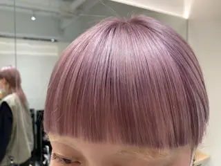 カラー ヘアアレンジ オリーブ透明感カラー 表参道/MIKUのヘアスタイル