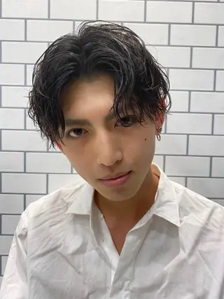 パーマ メンズ 笹川 聖奈のヘアスタイル