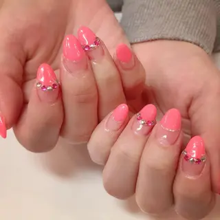 カラー ネイル Q Free nailsのネイルデザイン