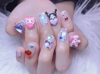 ネイル 💙羽生 彩光💙のネイルデザイン