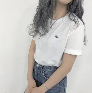 ロング カラー パーマ ヘアアレンジ メンズ キッズ ネイル マツエク・マツパ 女性専用サロン梅田 髪質改善カラーakiのヘアスタイル