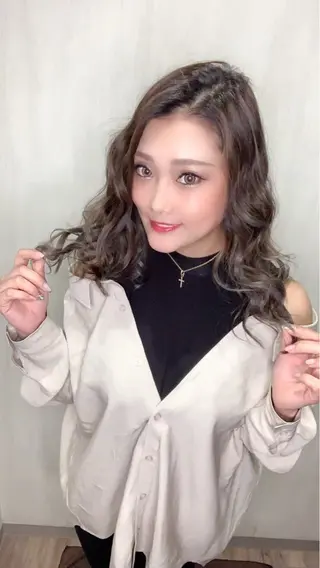 セミロング カラー 🫧透明感カラー🫧 海田駅❄️Nao❄️のヘアスタイル