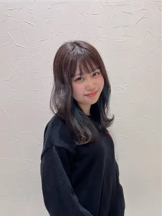 ミディアム カラー 小野 友暉のヘアスタイル