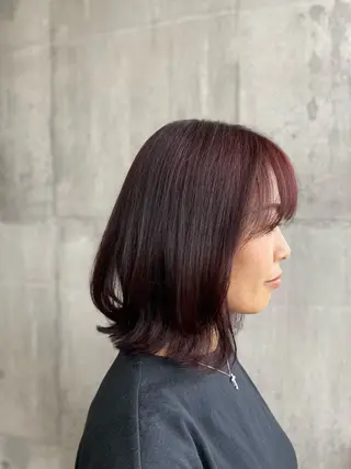 ミディアム musu hair所属・田澤未紗 /竹尾インター2分のヘアスタイル