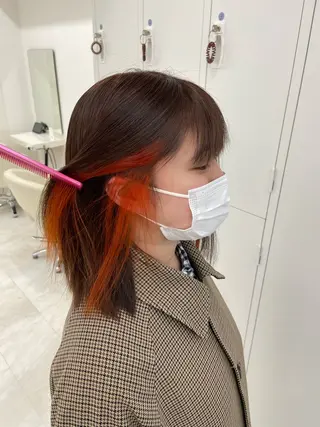 セミロング カラー 声優オタク美容師🎀 𝑹𝑰𝑵𝑶𝑵のヘアスタイル