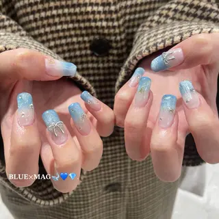 ネイル 🫧飛山琉桜/二条 ネイルアート/束感のマツエク・マツパデザイン