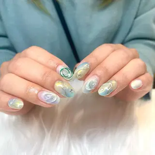 ネイル 新井 ひなののネイルデザイン