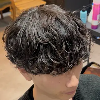ショート パーマ メンズ swell  柏店所属・メンズカット特化 怜のヘアスタイル