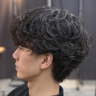 パーマ メンズ 男の理想を叶える🔥 メンズパーマ特化｜関のヘアスタイル