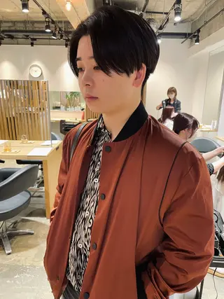 ミディアム メンズ ruki yabeのヘアスタイル