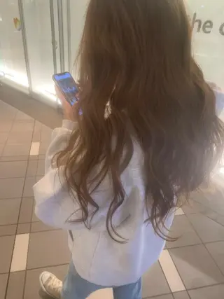 ロング マホ/日吉/髪質改善 /レイヤー/ガーリーのヘアスタイル