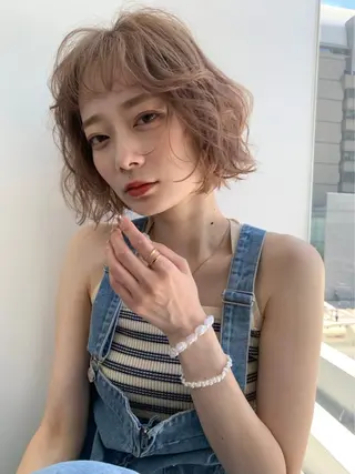 カラー AVANCE.光明池所属・megumi ⭐︎のヘアスタイル