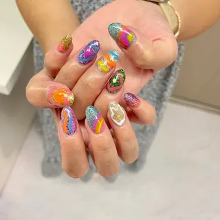 ネイル 大阪福島韓国束感まつ げ Sayaka🤍のマツエク・マツパデザイン