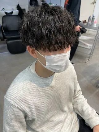 パーマ メンズ ショートヘア原宿 fifth コシのヘアスタイル