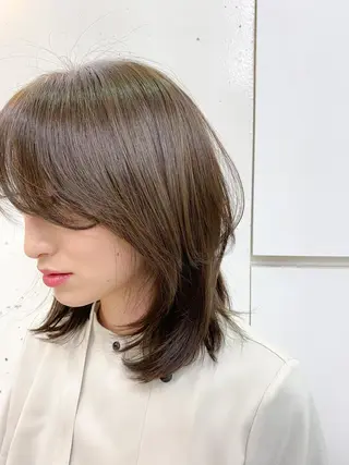 ミディアム メンズ特化 刈り上げない/金井のヘアスタイル