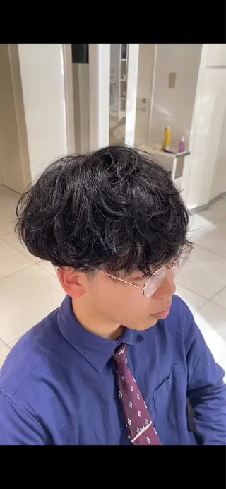 パーマ メンズパーマ特化 福岡正真のヘアスタイル