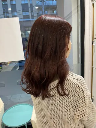 セミロング カラー バレイヤージュ/ヘア アレンジ/shionのヘアスタイル