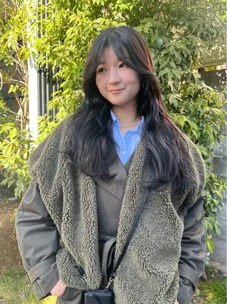 ロング カラー 暖色/パーマ 🌼クニトウメイのヘアスタイル